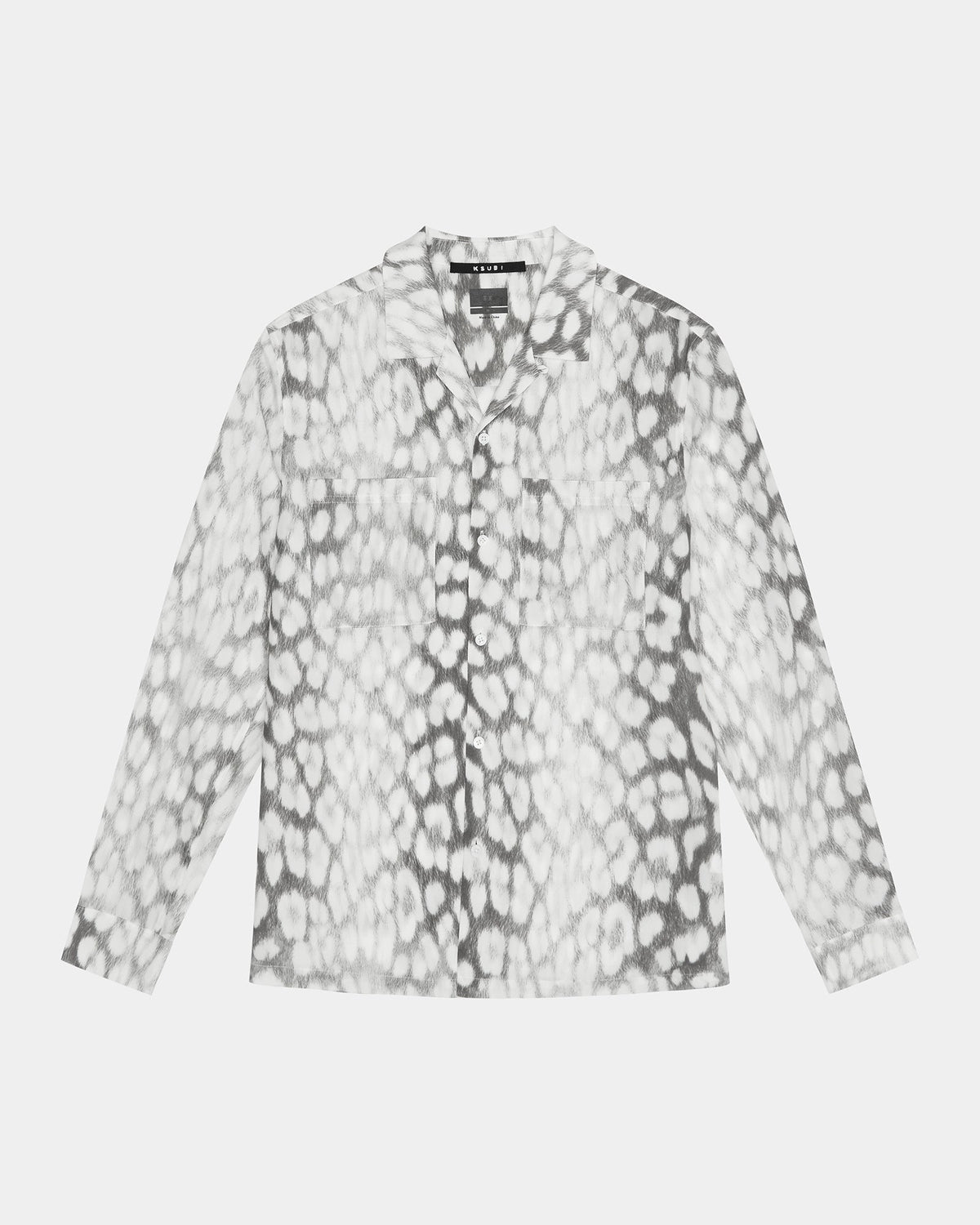 MENS LEO PORTAL RESORT LS SHIRT GREY SHIRTS