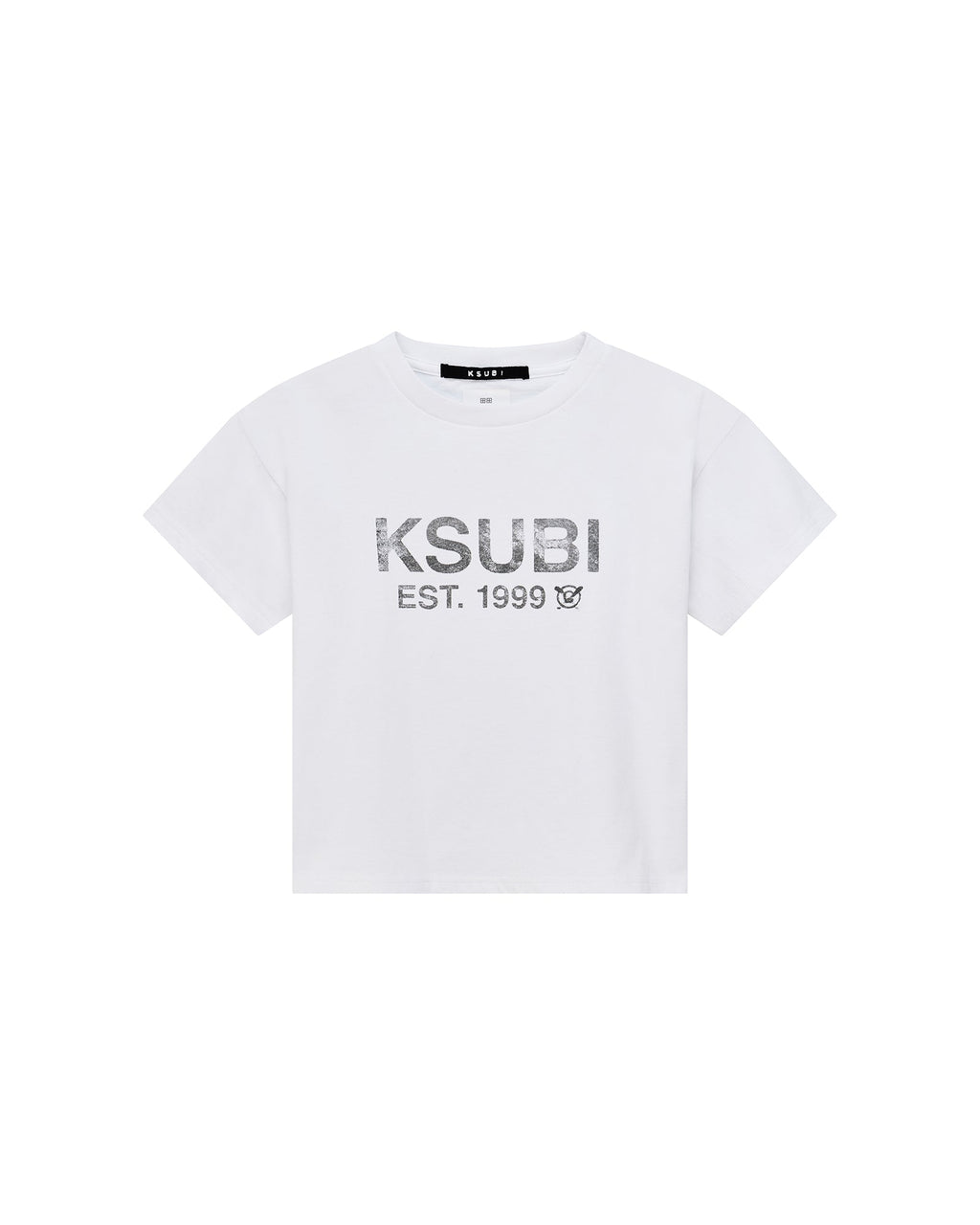 Kids Lil State Biggie Ss Tee White Tees - White