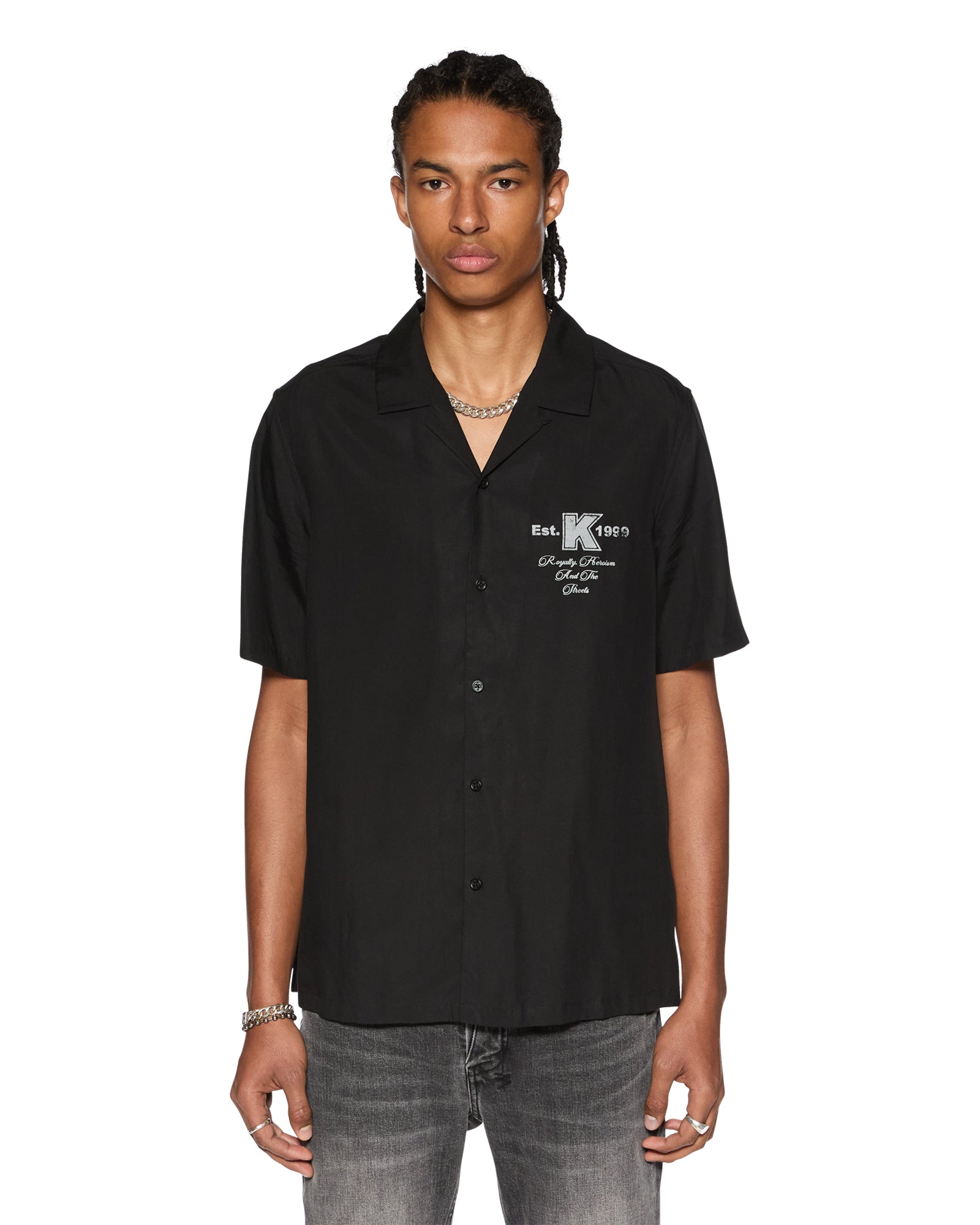 LOCK UP RESORT SS SHIRT BLACK