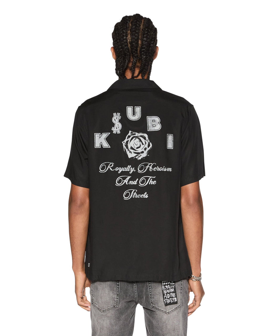 MENS LOCK UP RESORT SS SHIRT BLACK SHIRTS