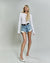 CRAWFORD LS MINI DRESS WHITE