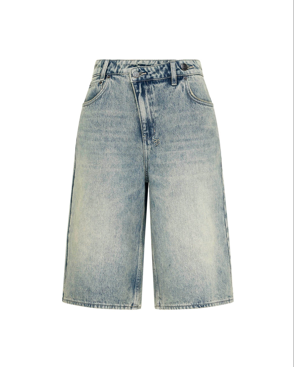 Womens Low Rider Short Folk Relaxed Walkshorts - Denim