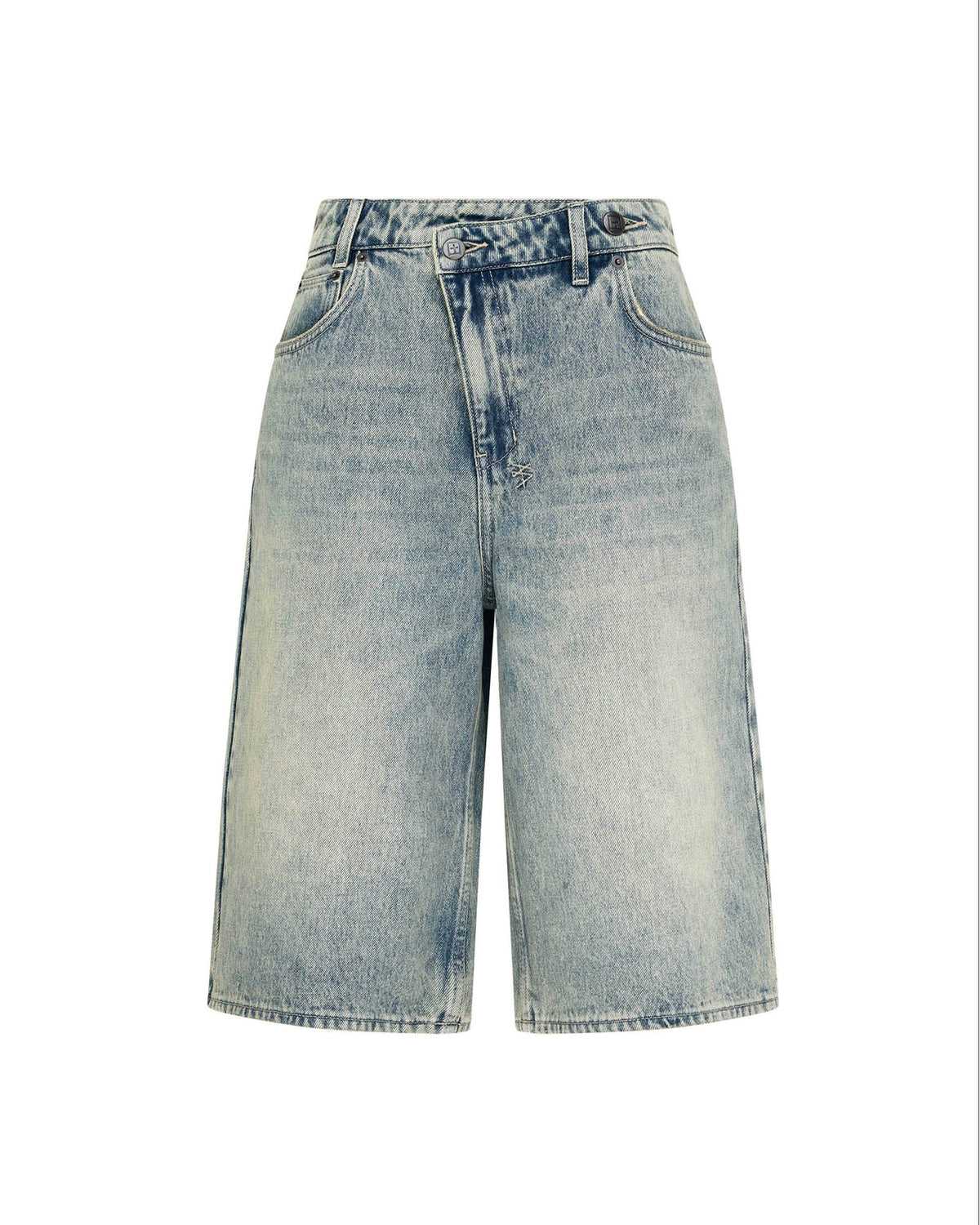 Womens Low Rider Short Folk Relaxed Walkshorts - Denim