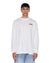 MENS  MEKANIK EKCESS LS TEE WHITE/RED OVERSIZED TEES