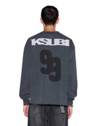 MENS RUGGED EKCESS LS TEE BLASTED BLACK TEES