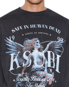 MENS SPIRIT EKCESS LS TEE ACID BLACK TEES