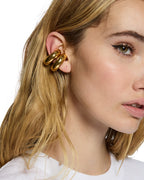 GOLD RIPPLE EAR CUFF JEWELLERY