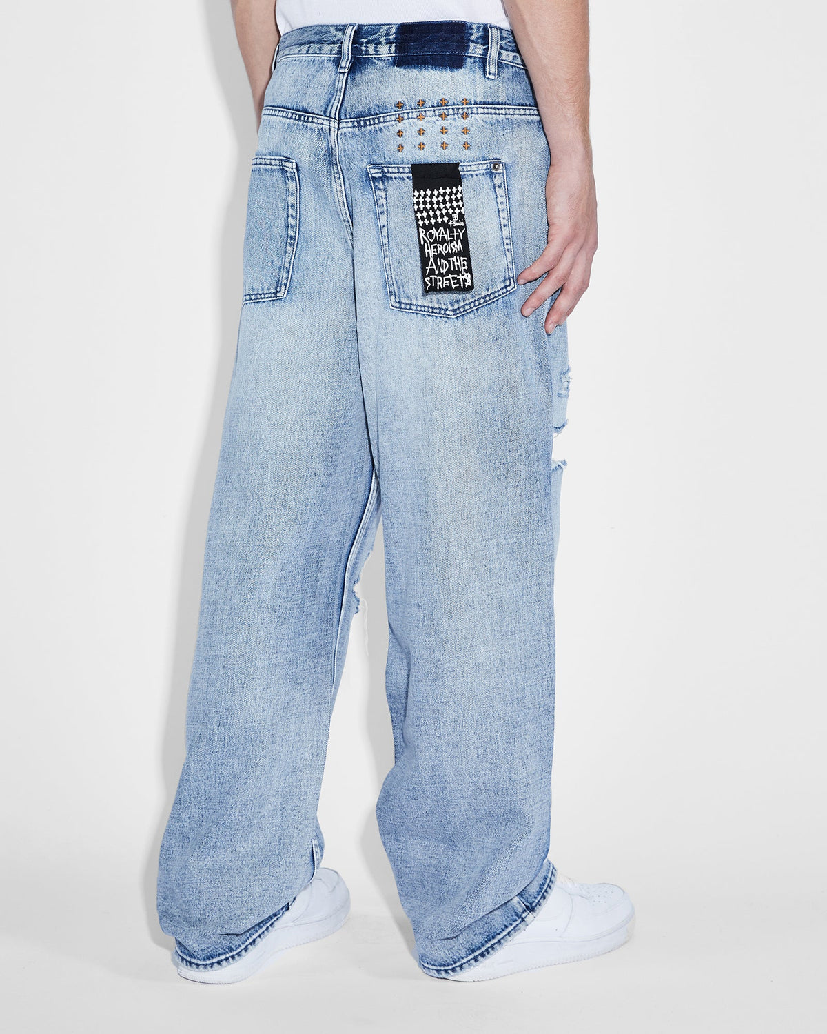 Mens Maxx Rekovery Baggy Denim Jeans - Denim