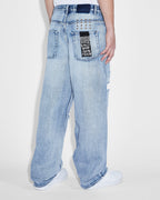 Mens Maxx Rekovery Baggy Denim Jeans - Denim