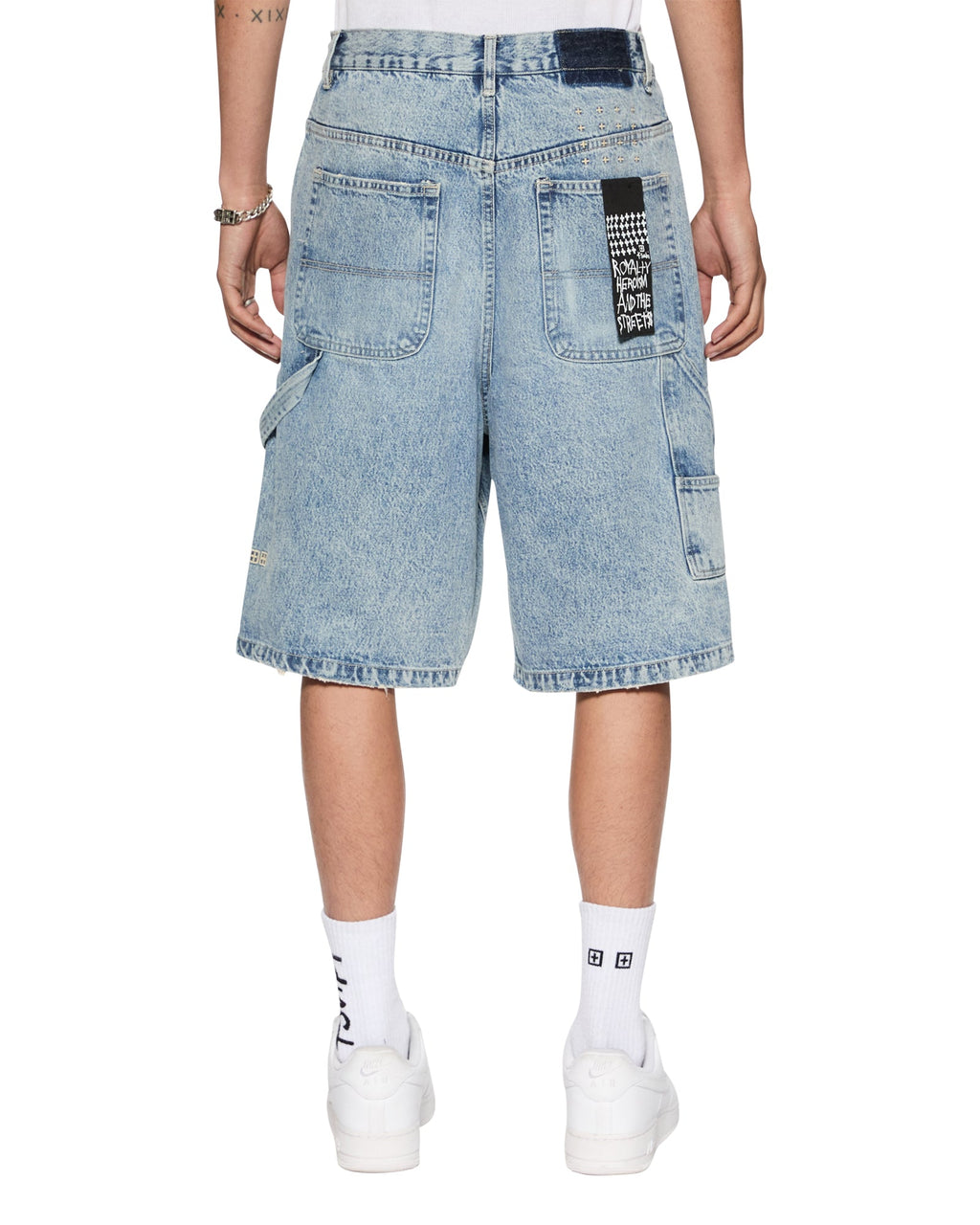 Mens Maxx Operator Short Champagne Relaxed Walkshorts - Denim