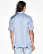 Mens Downtown Ss Shirt Lake Regular Shirts - Blue