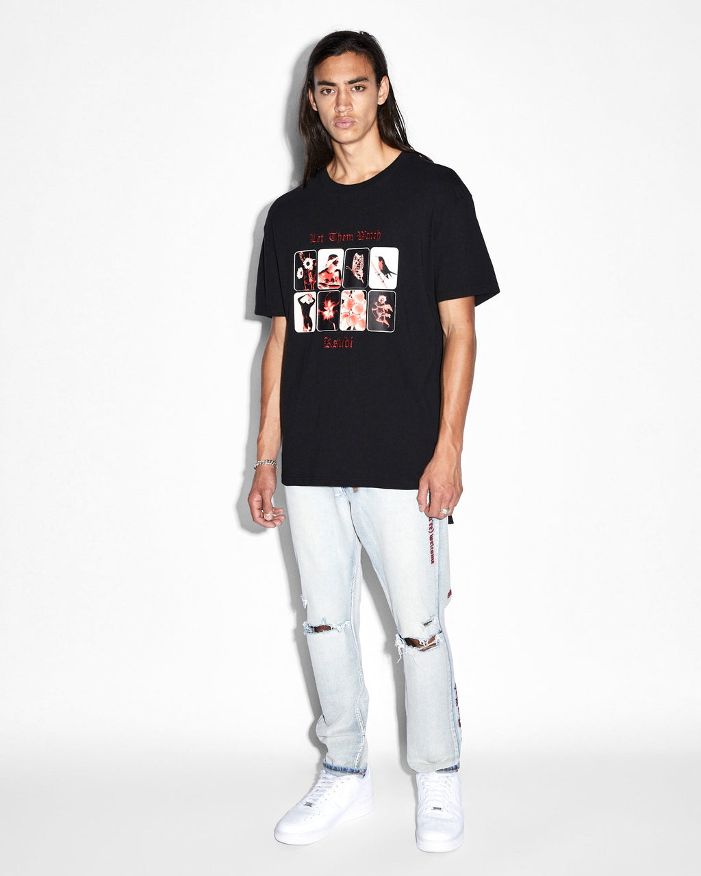 Mens Icons Biggie Ss Tee Jet Black Oversized Tees - Black