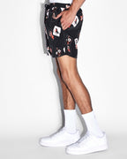 Mens Icons Boardshort Black Regular Walkshorts - Black