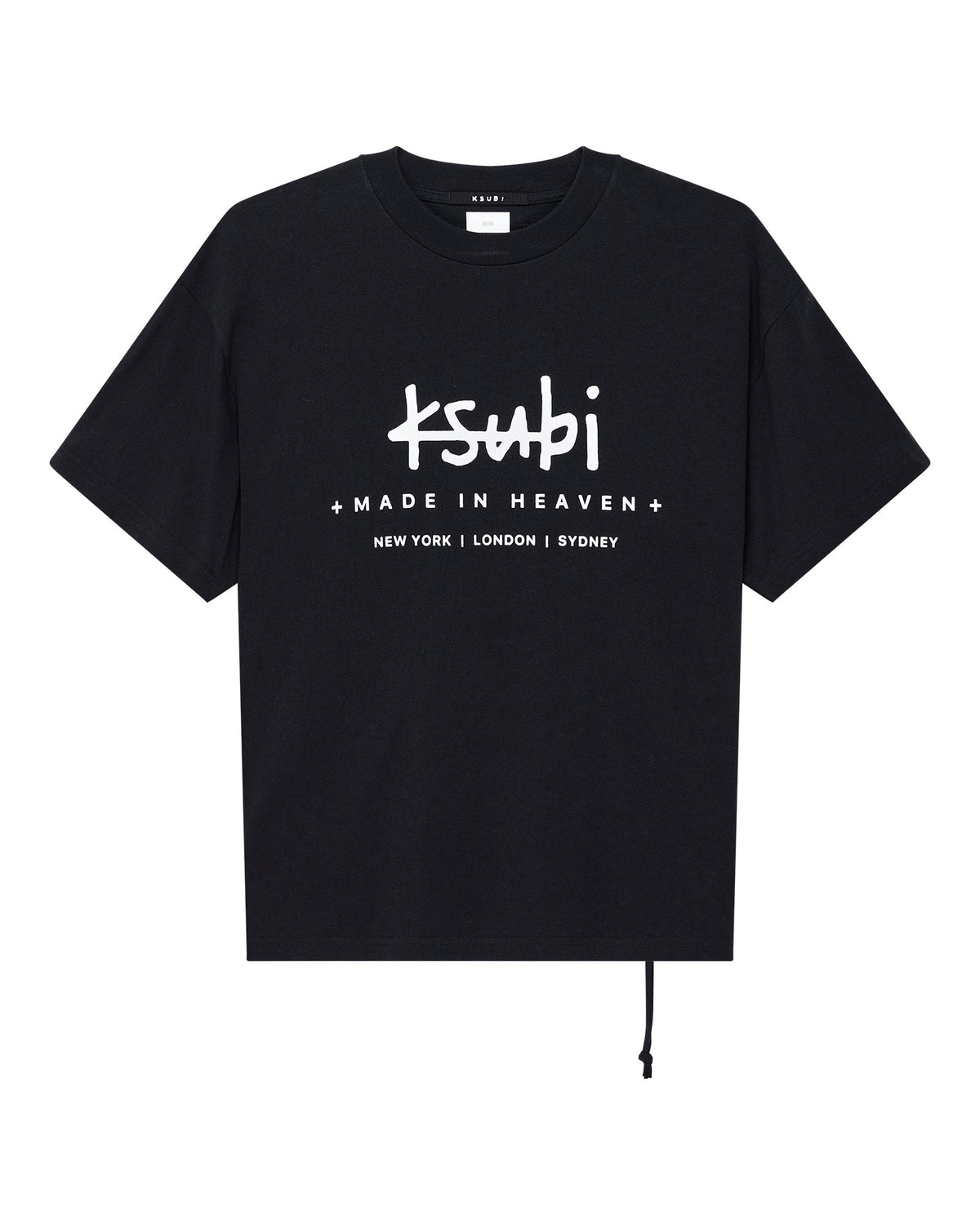 PLATED EKCESS SS TEE JET BLACK