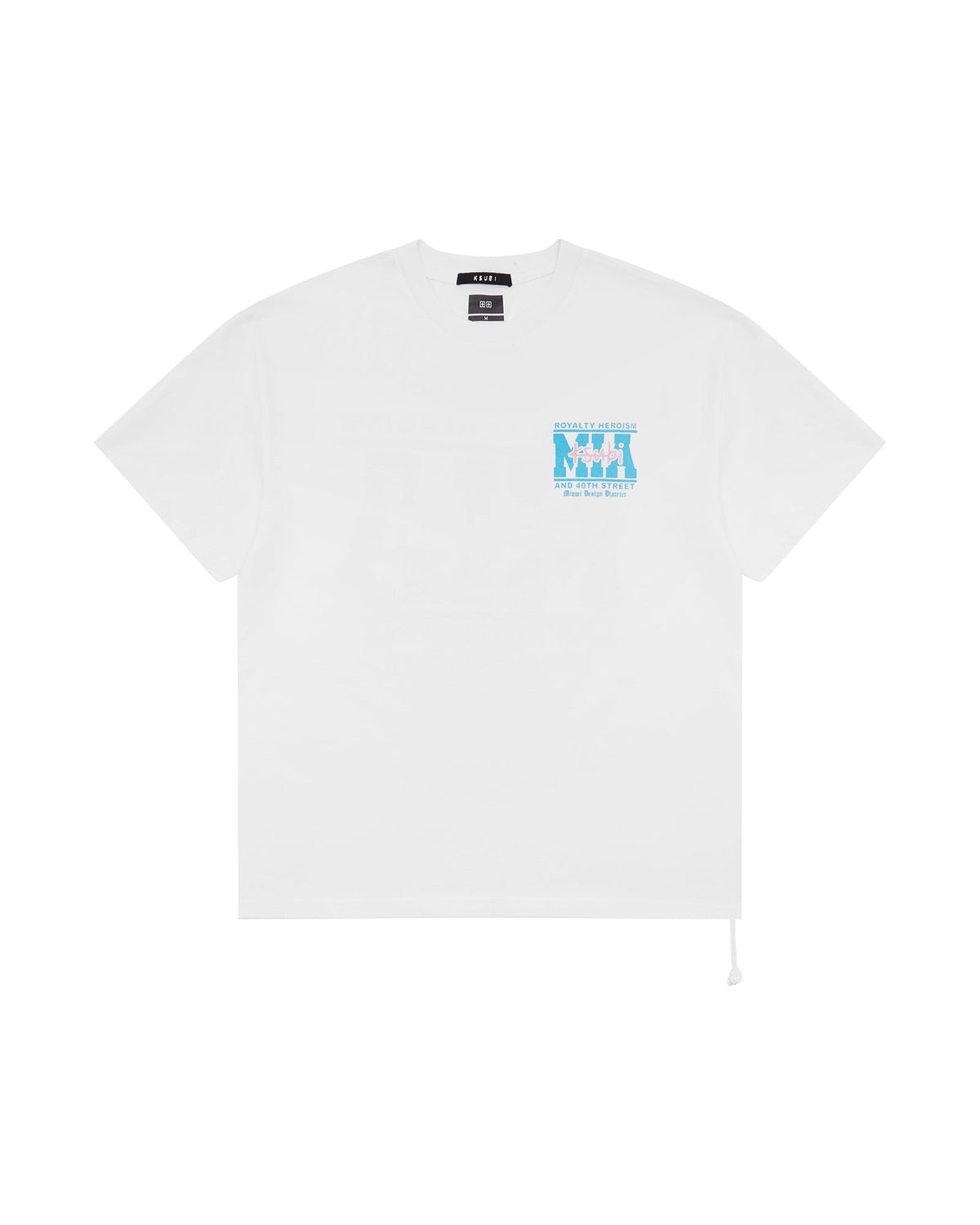 MIAMI AND THE STREETS SS BIGGIE TEE WHITE