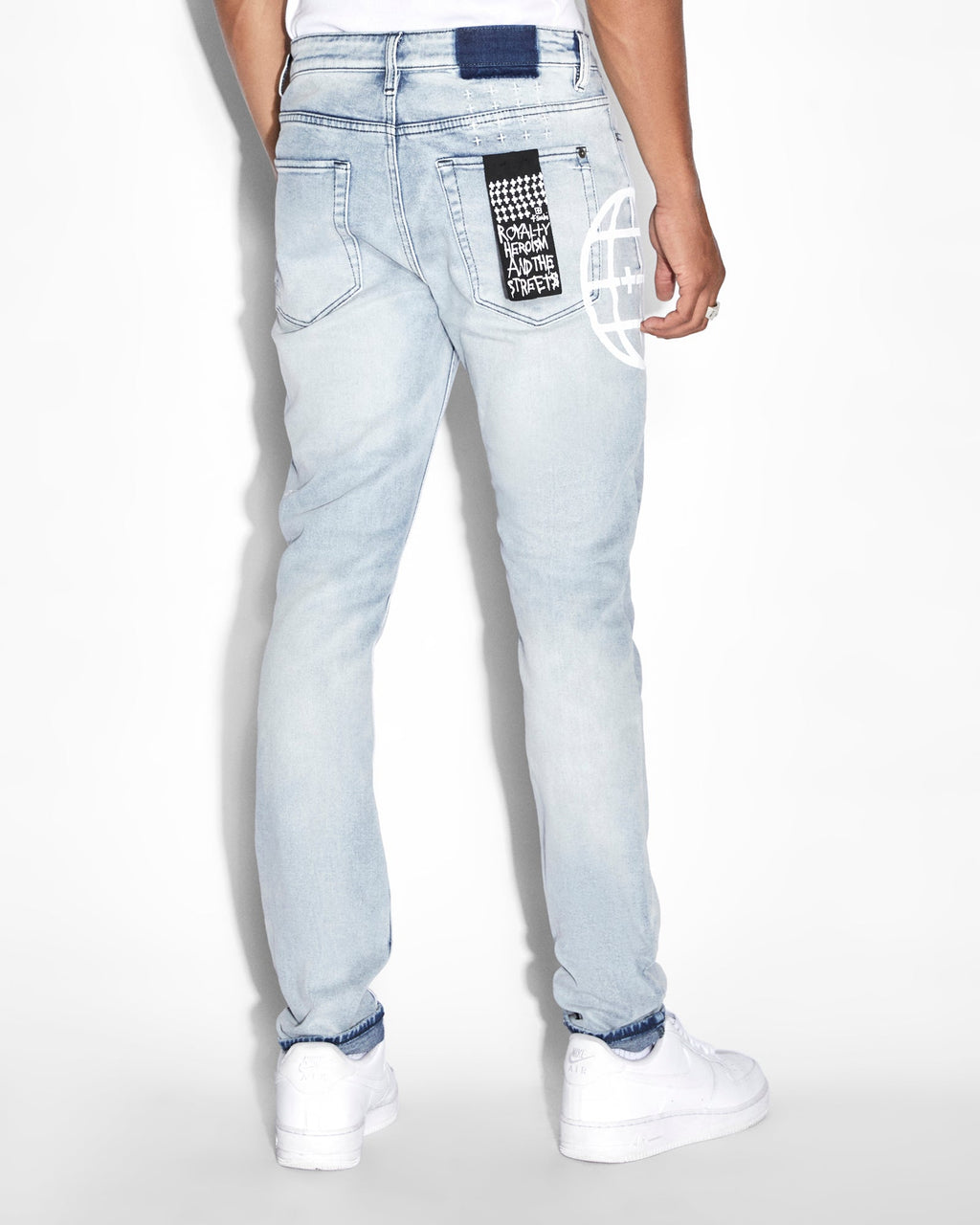 Mens Van Winkle Offline Skinny Denim Jeans - Denim