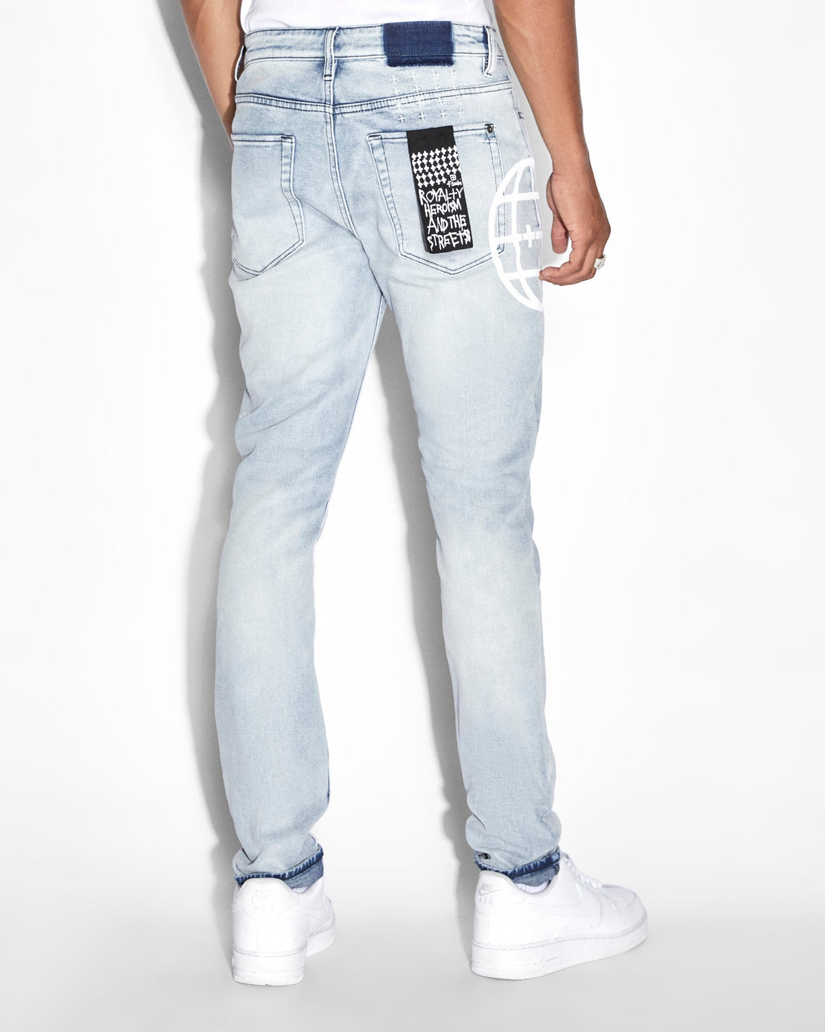 Mens Van Winkle Offline Skinny Denim Jeans - Denim