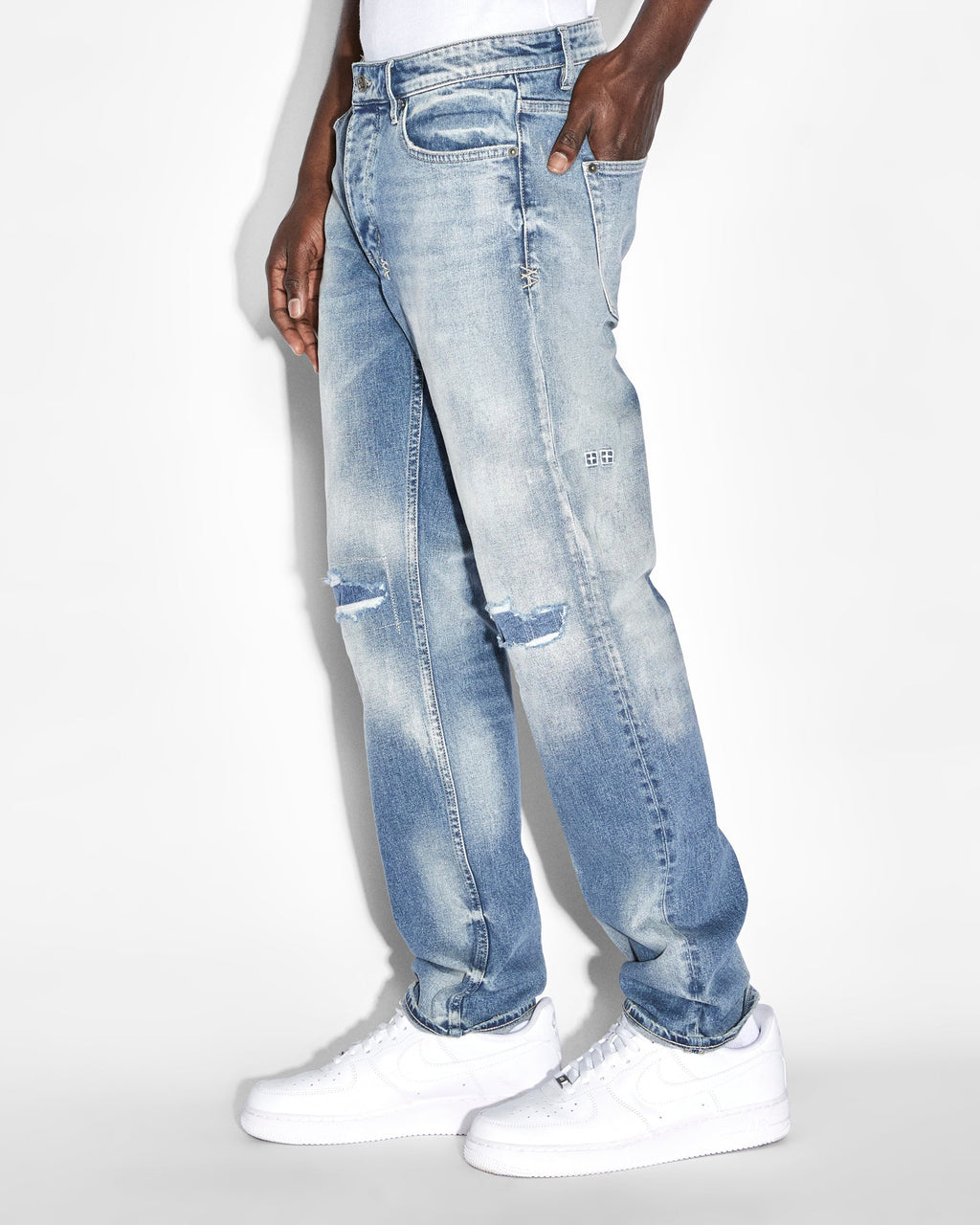 MENS HAZLOW TEKTONIK DENIM JEANS