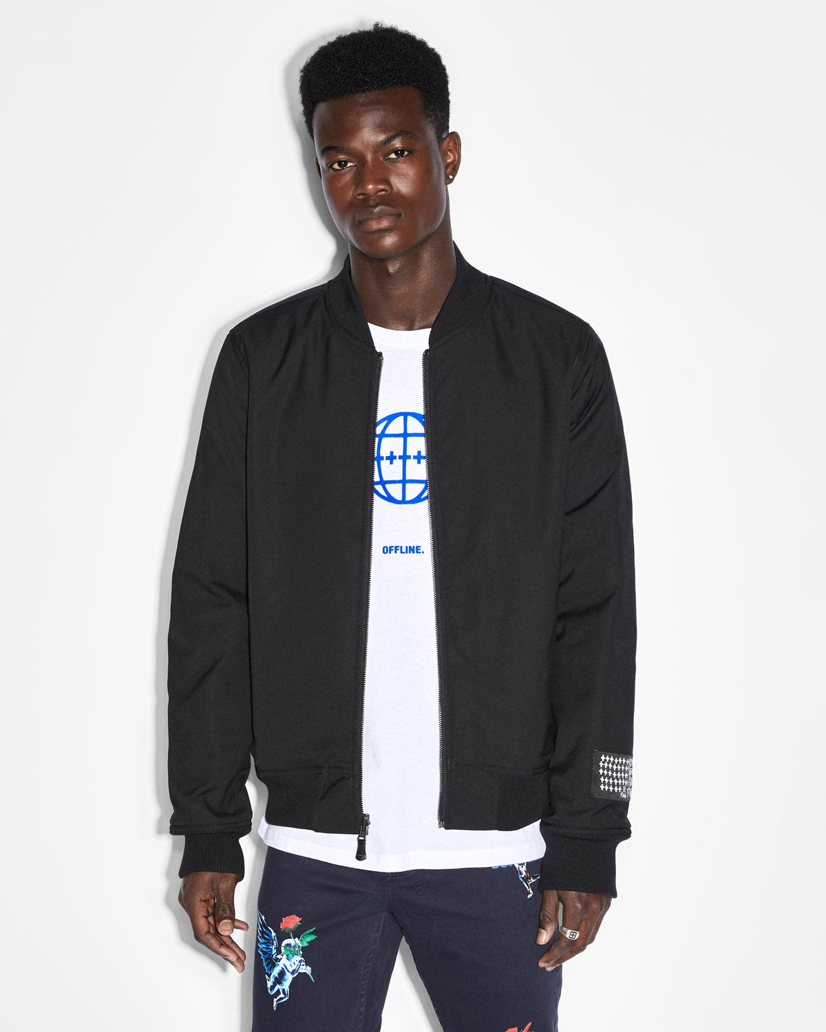 NFT REVERSIBLE BOMBER JACKET MIDNIGHT