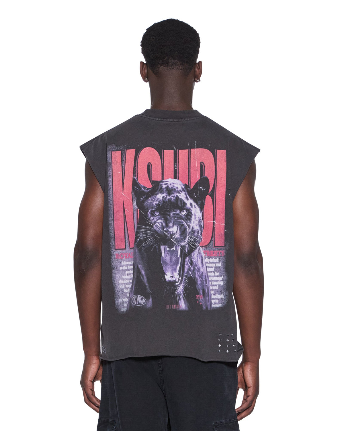 PANTHERA CUT OFF BIGGIE TEE ASH