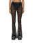 WOMENS  FLARE PANT BLACK LACE BOOTCUT PANTS