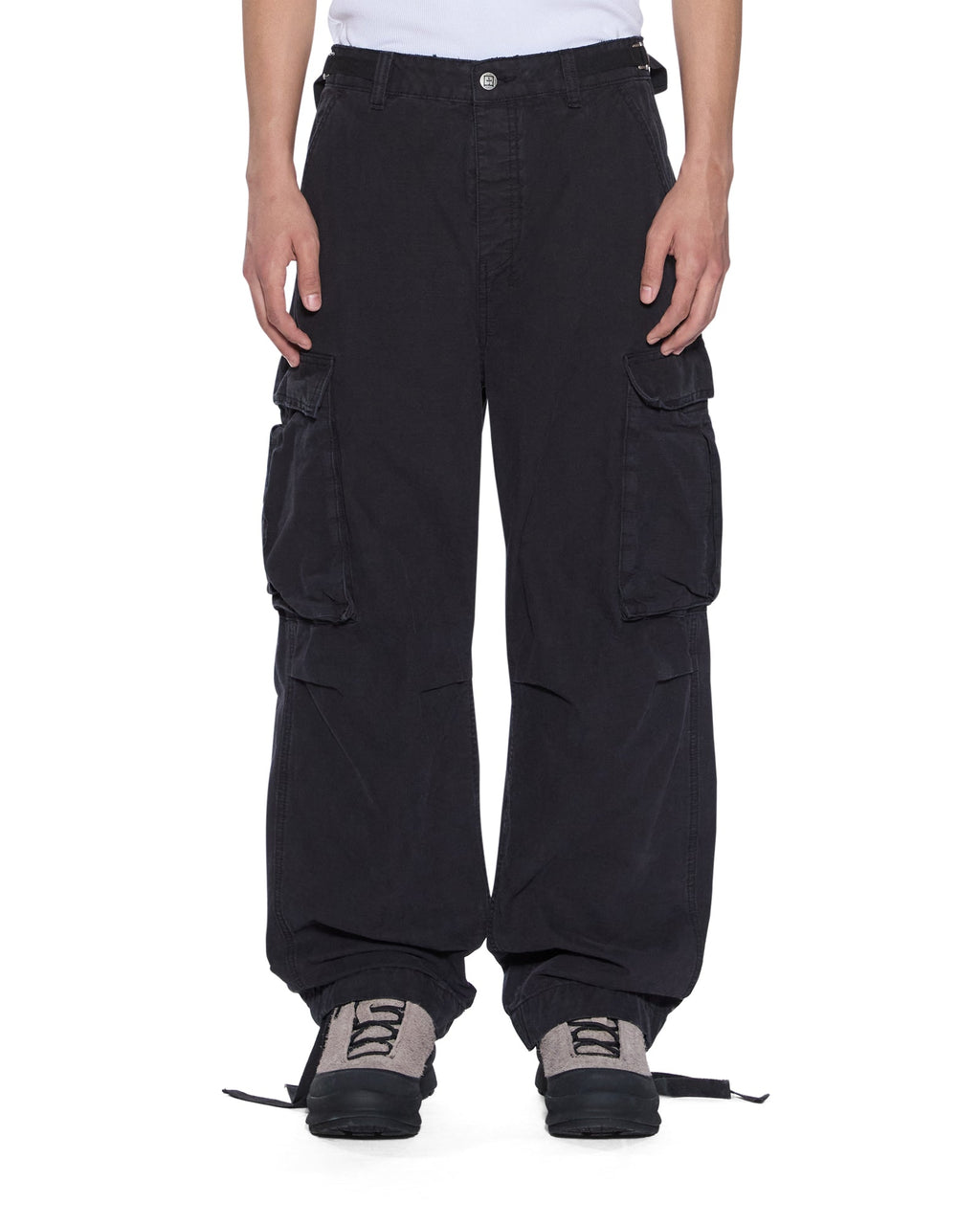 MENS TROOP CARGO PANT BLACK FADE PANTS