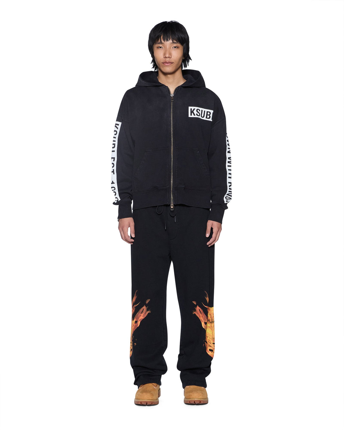 MENS KROWN SYNTHESIS TRAK PANT BLACK PANTS