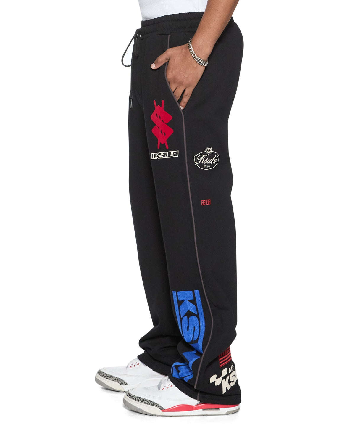 MENS ZOOM SYNTHESIS TRAK PANT JET BLACK PANTS