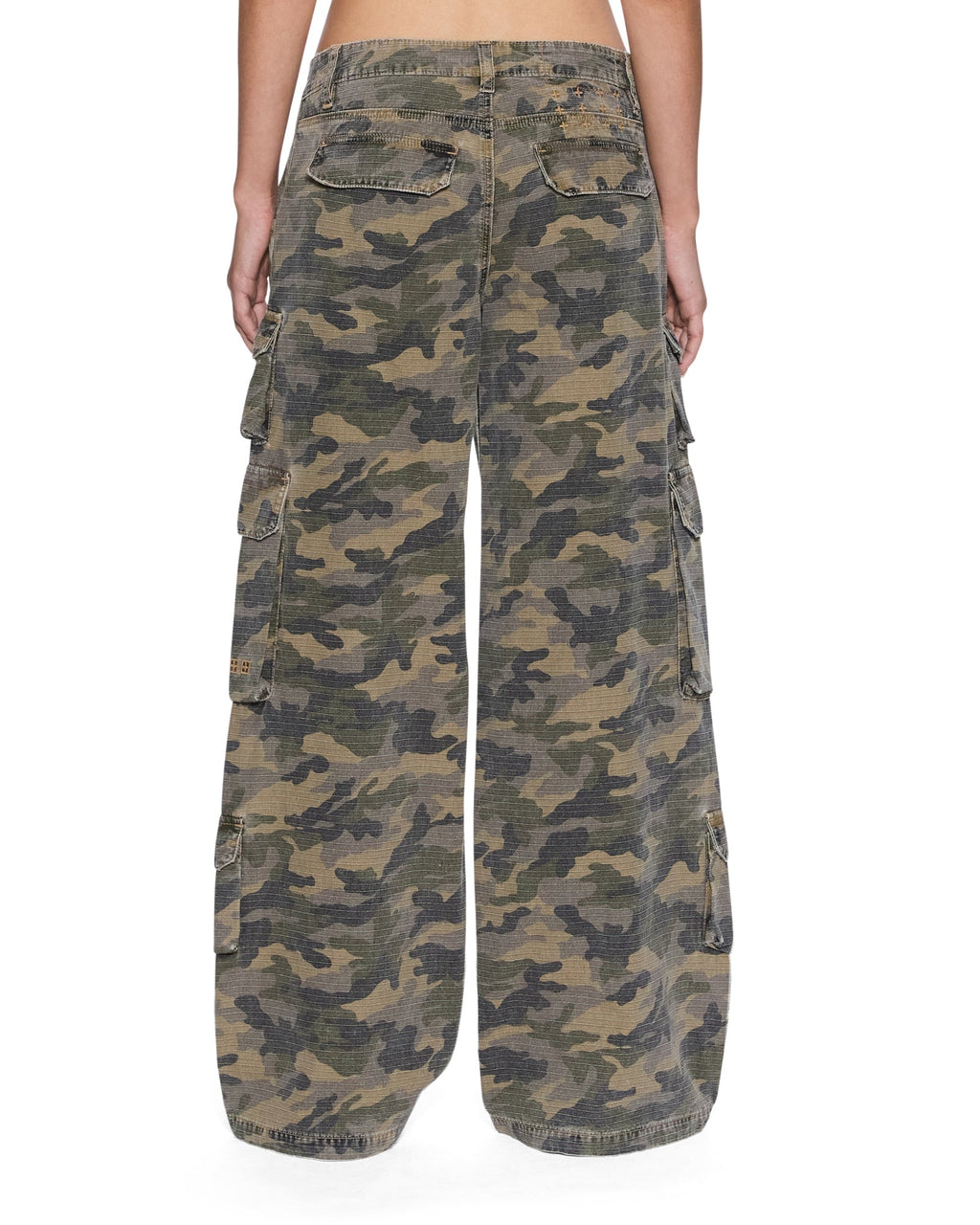 WOMENS DROPOUT CARGO PANT CAMO PANTS
