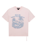 Mens Paradiso Ekcess Ss Tee Ice Quartz Oversized Tees - Pink