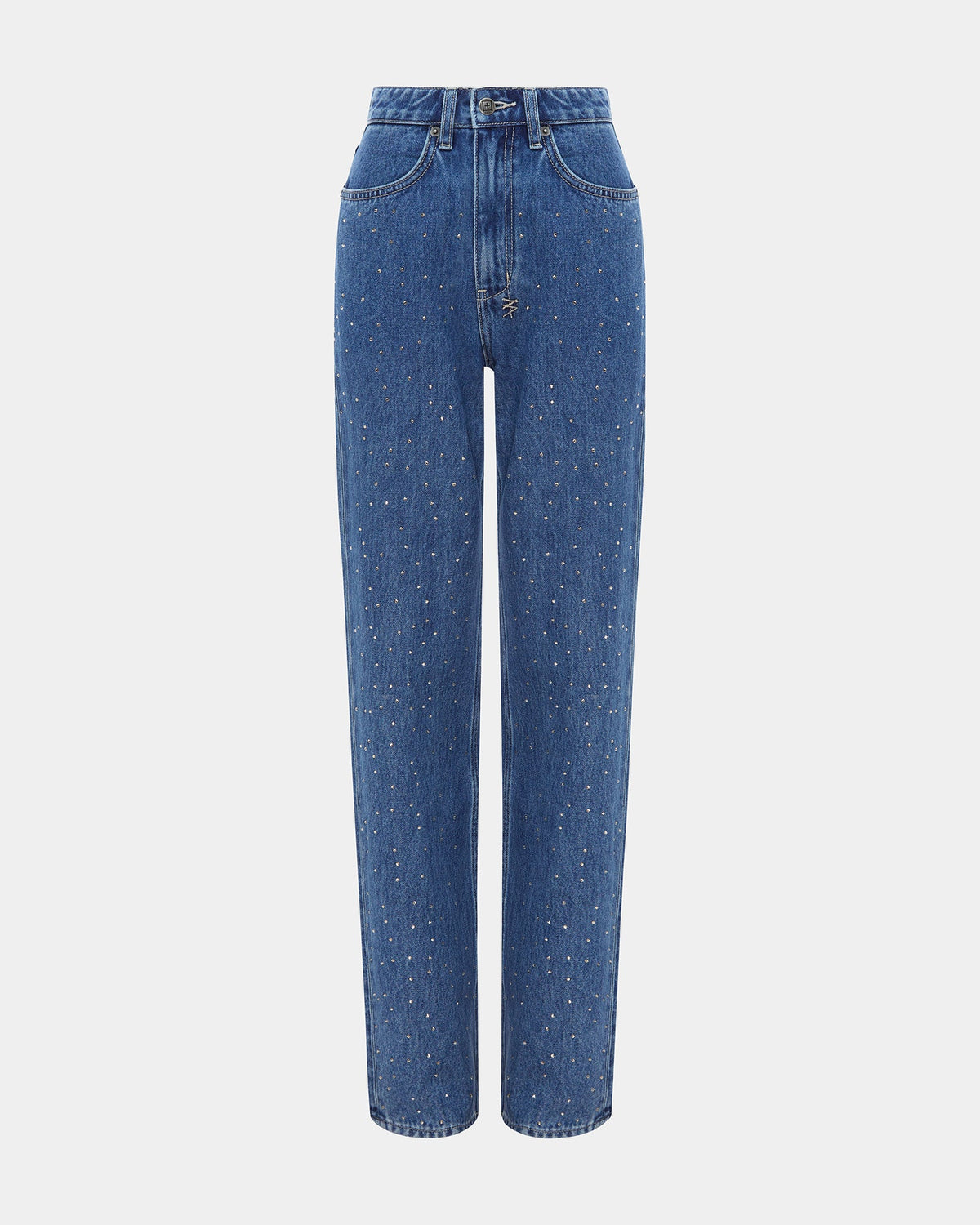 Womens Playback Token Krystal Straight Denim Jeans - Denim
