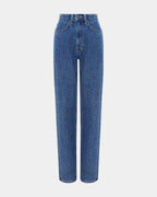 Womens Playback Token Krystal Straight Denim Jeans - Denim