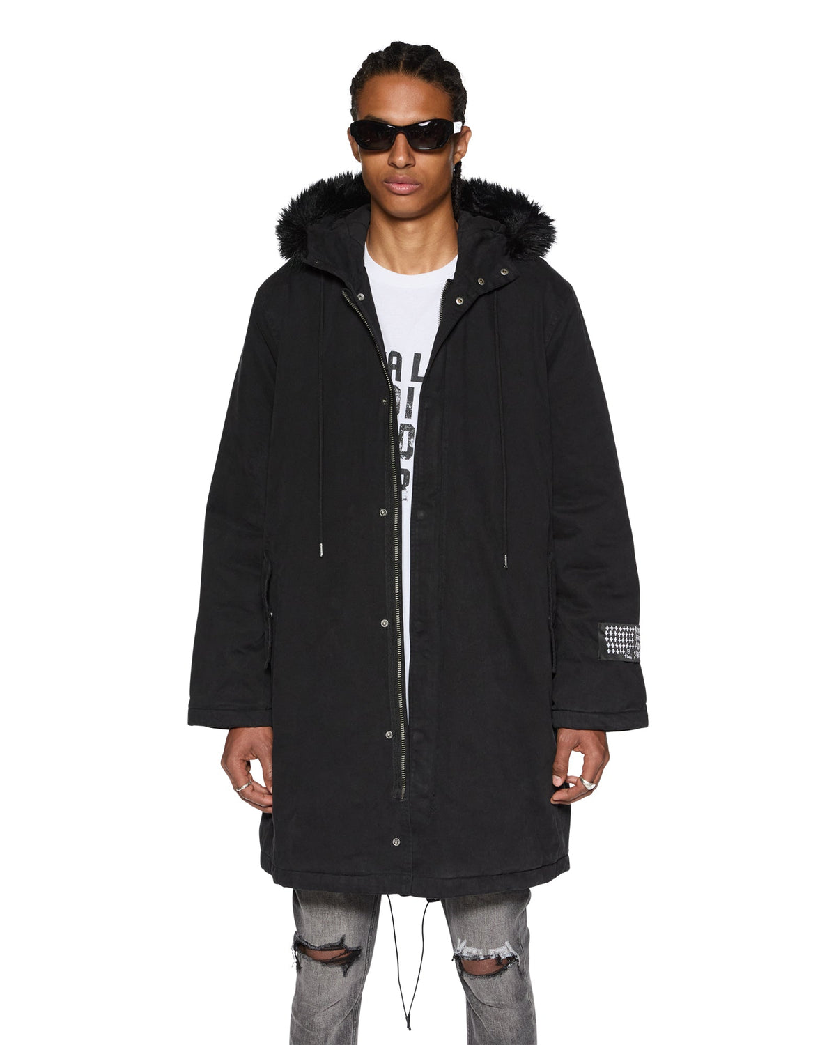 MENS RANGER PARKA OD BLACK JACKETS