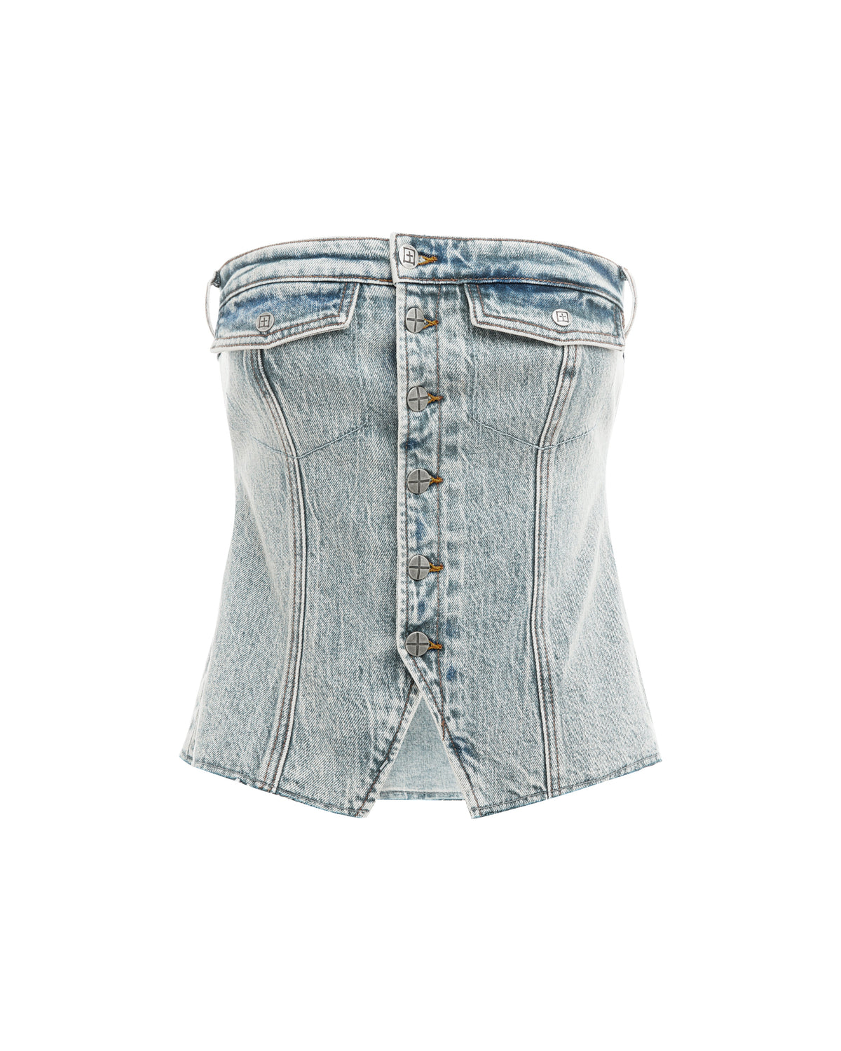 WOMENS RETRO BUSTIER YOUTH FASHION TOPS
