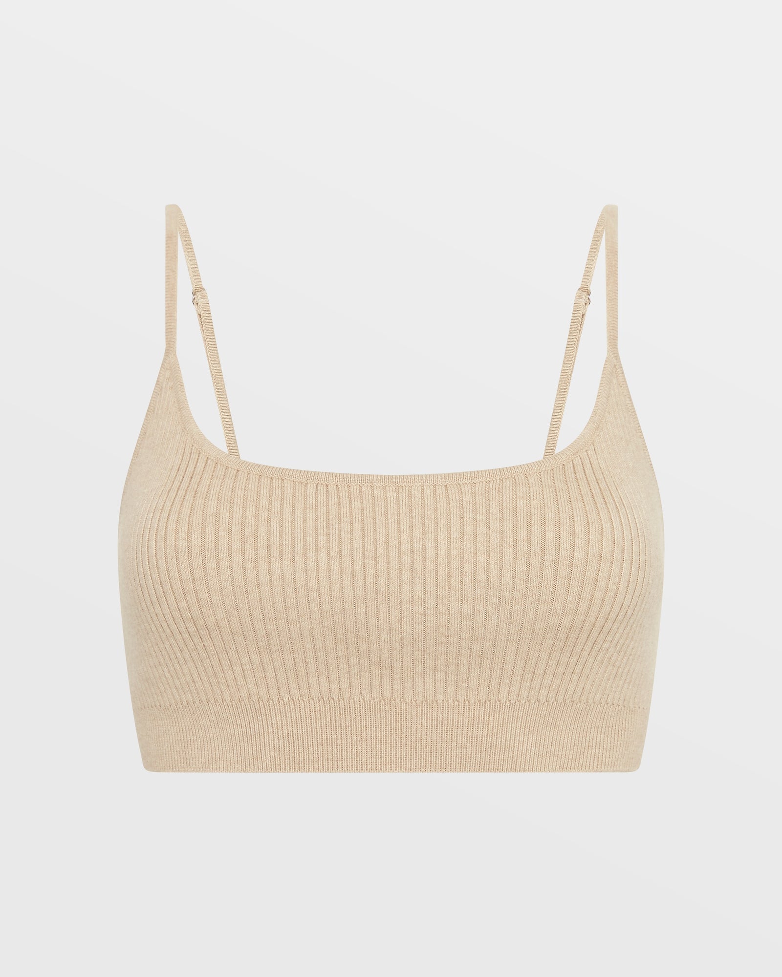 KNIT BRALETTE OAT