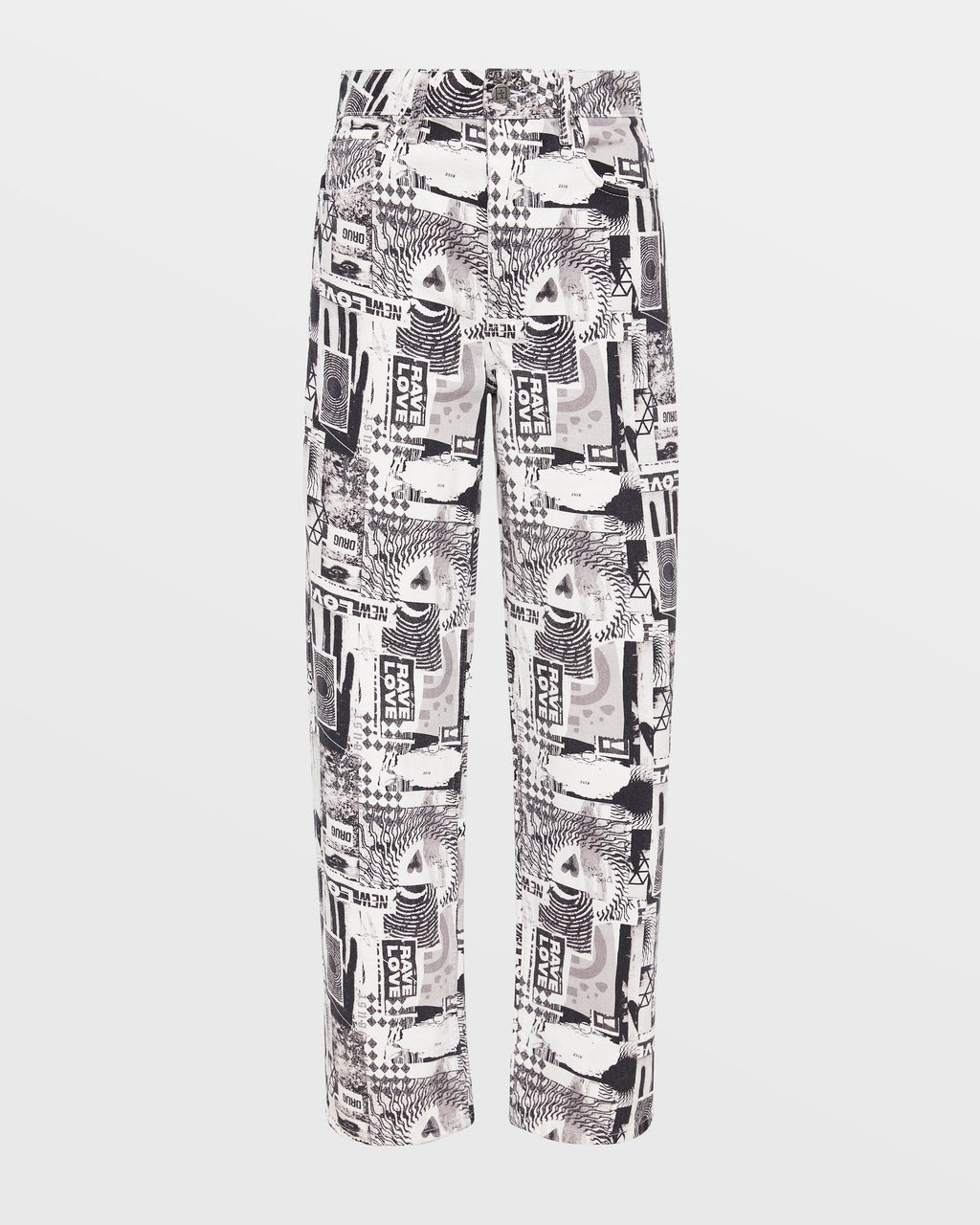 WOMENS BROOKLYN JEAN PURE LOVE B&W DENIM JEANS