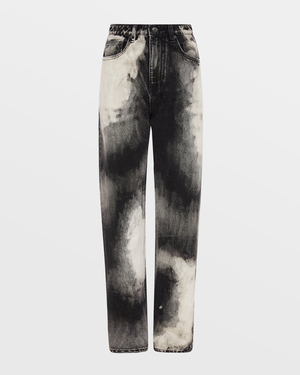 Womens Playback Black Wreckoning Relaxed Tapered Denim Jeans - Black