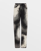 Womens Playback Black Wreckoning Relaxed Tapered Denim Jeans - Black