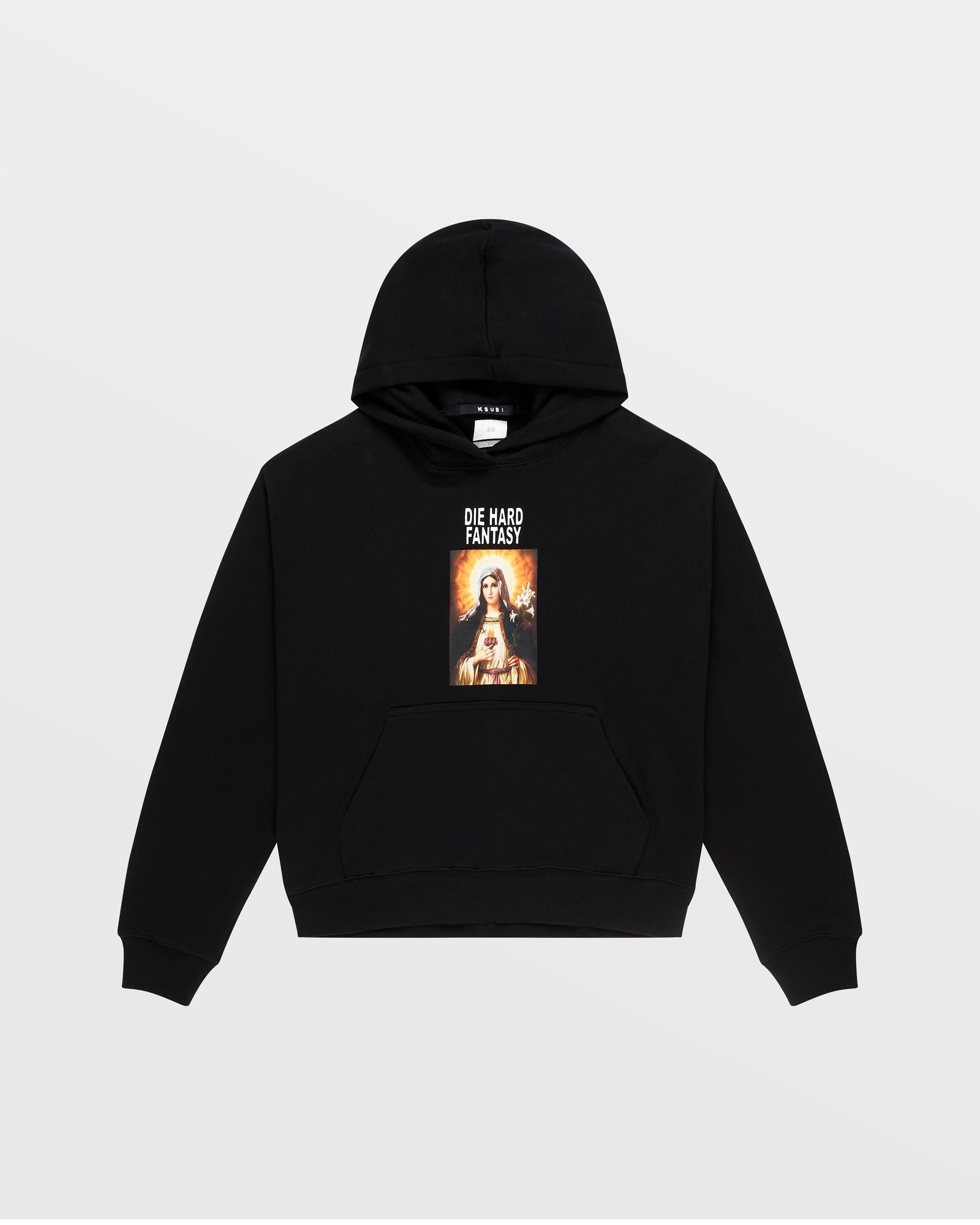 DIE HARD SLOUCH HOODIE BLACK