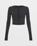 WOMENS TRANSCEND CARDI SILVER FASHION TOPS