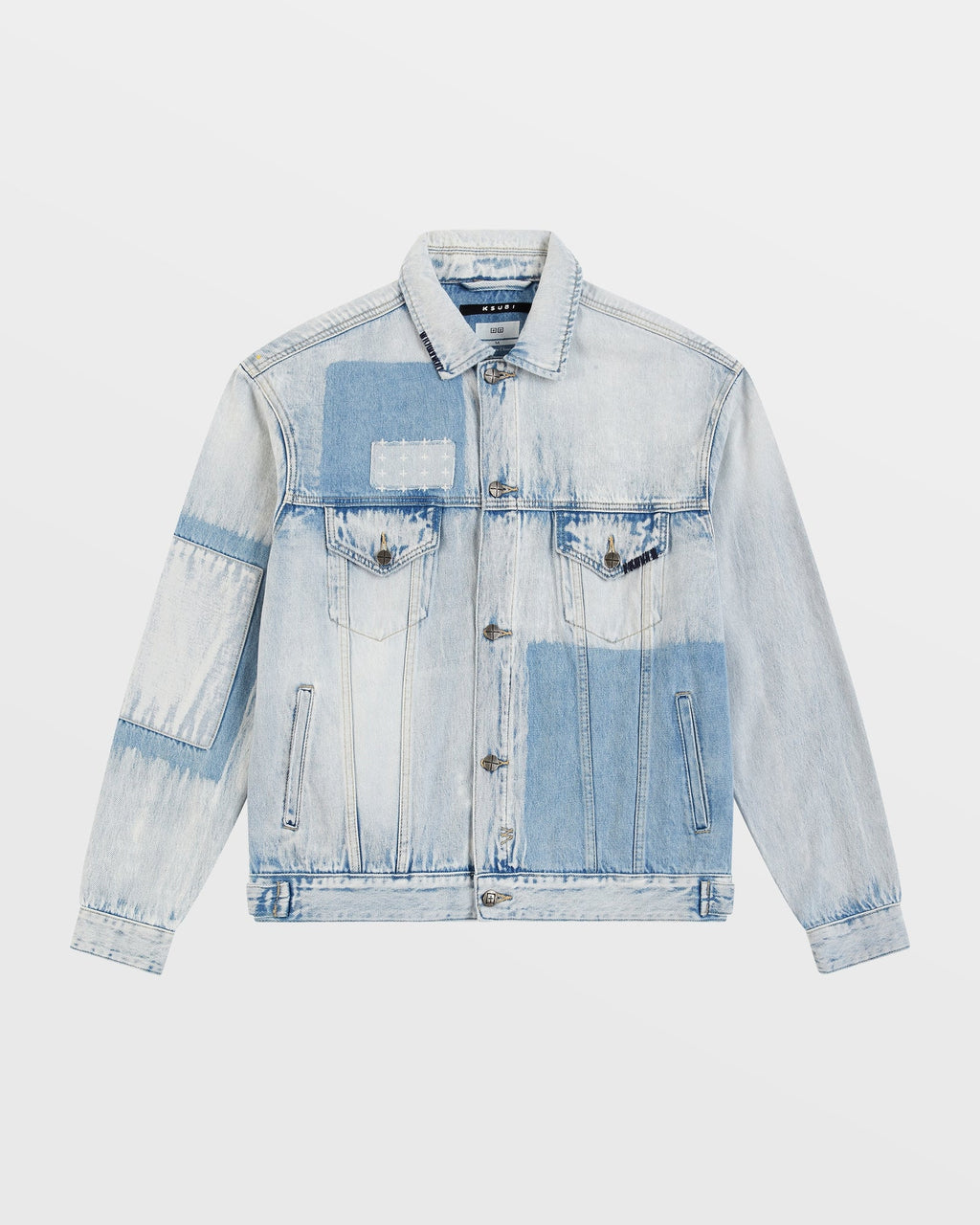 Mens Oh G Jacket 2 Tone Oversized Jackets - Denim