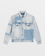 Mens Oh G Jacket 2 Tone Oversized Jackets - Denim
