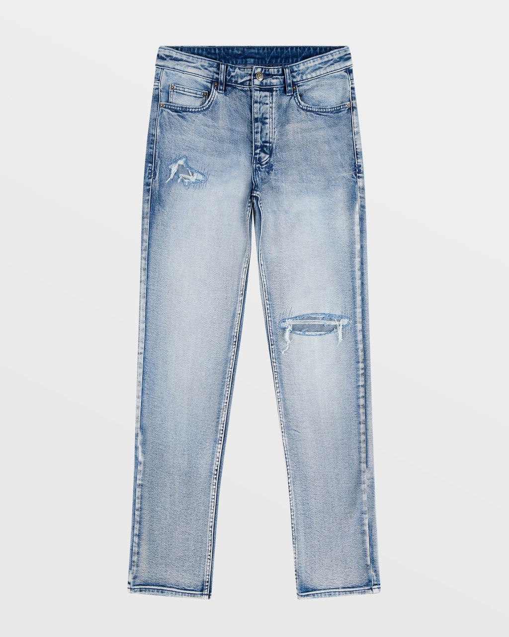 Mens Hazlow Rekovery Straight Denim Jeans - Denim