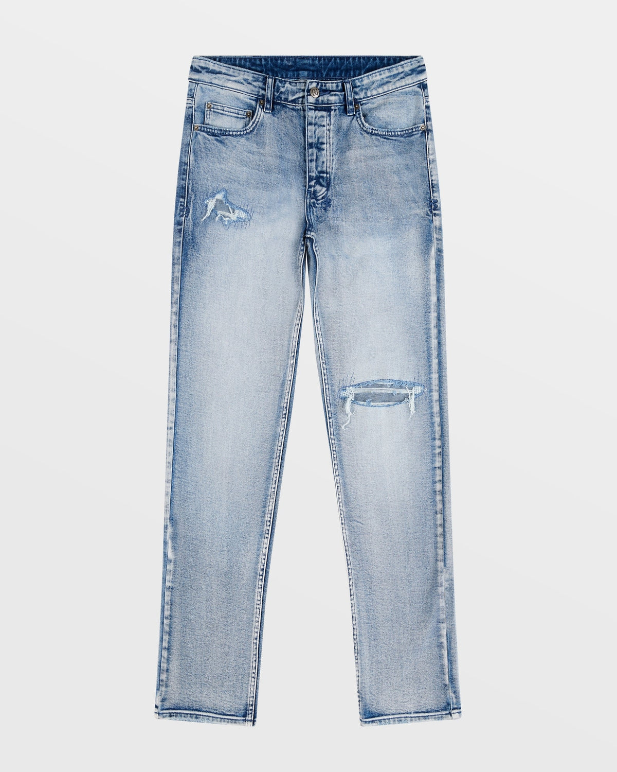 Mens Hazlow Rekovery Straight Denim Jeans - Denim