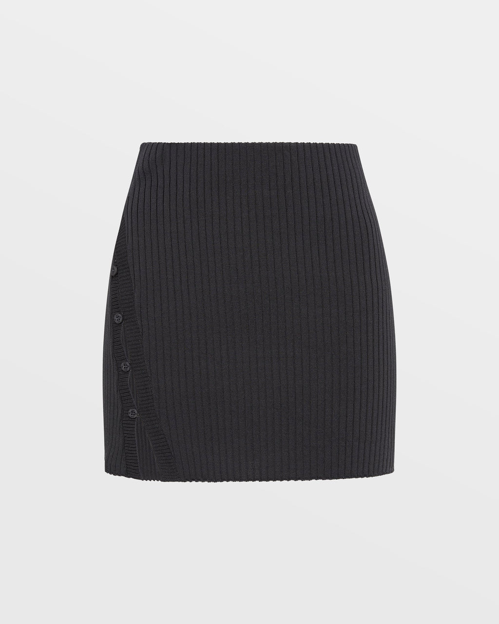 Womens Transcend Micro Mini Silver Fitted Skirts - Grey