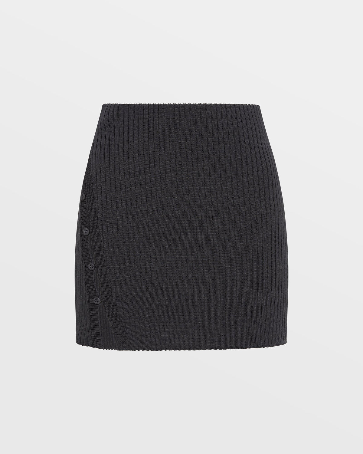 Womens Transcend Micro Mini Silver Fitted Skirts - Grey