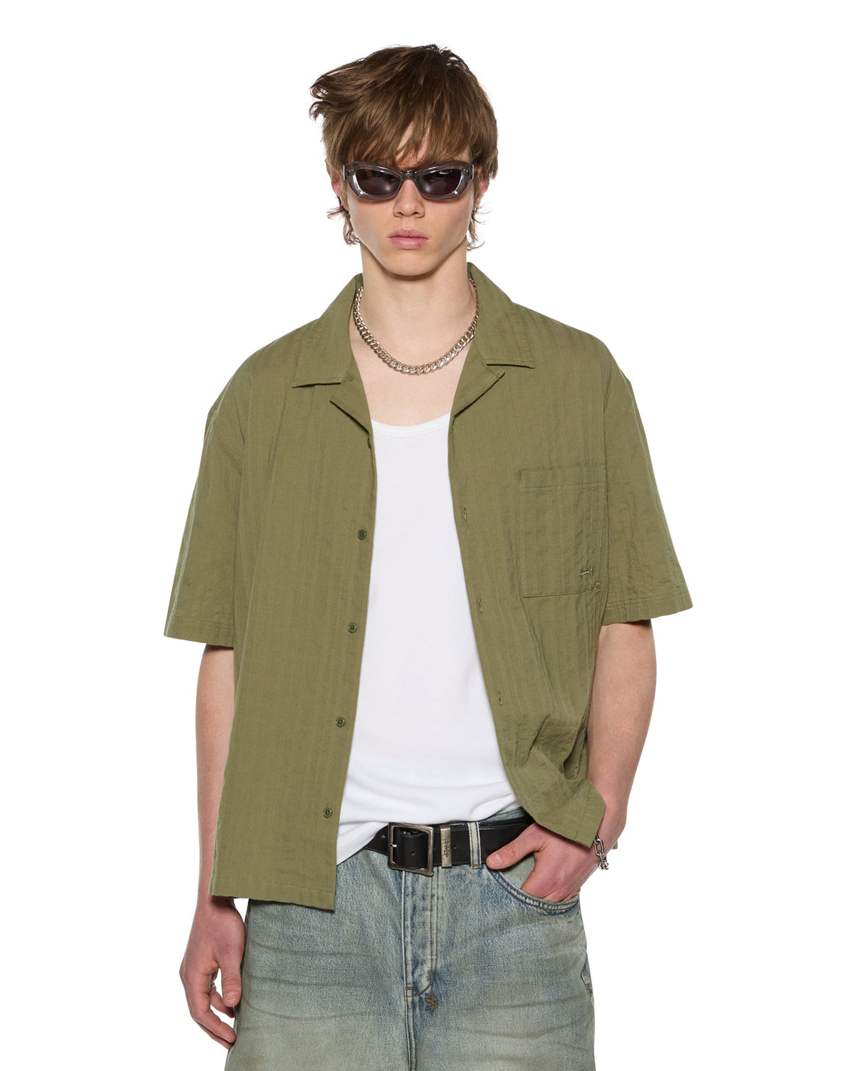 MENS 1999 DINER SS SHIRT KHAKI SHIRTS