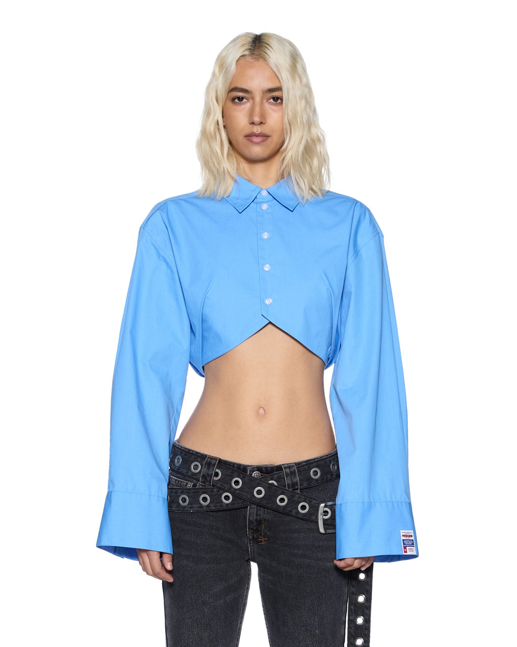 WOMENS BARKER LS SHIRT AZURE SHIRTS