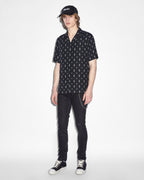 Mens Allstar Resort Ss Shirt Black Regular Shirts - Black