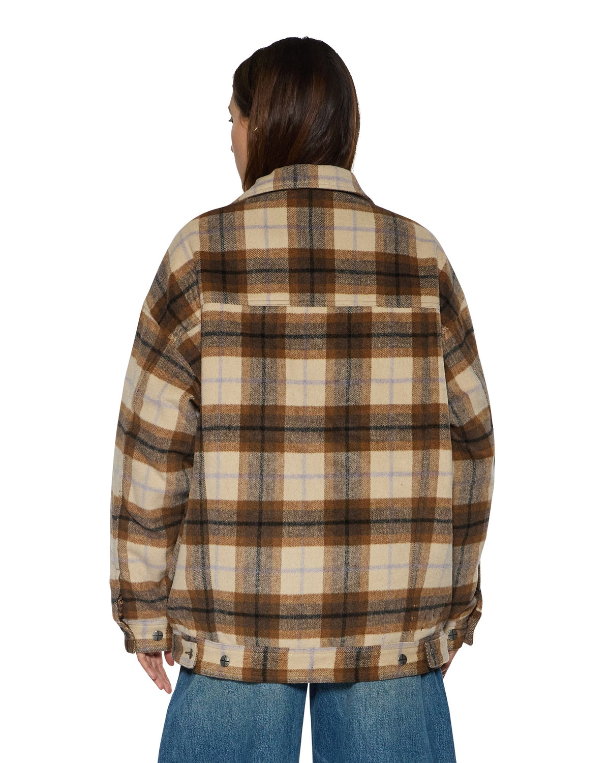 KSUPER TRUCKER JACKET PLAID